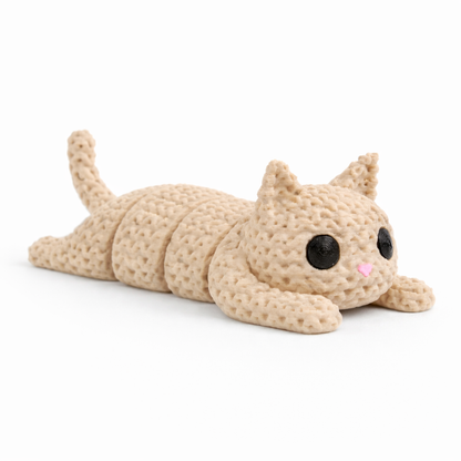 Knitted Articulated Cat 🐱
