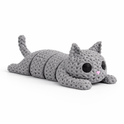 Knitted Articulated Cat 🐱