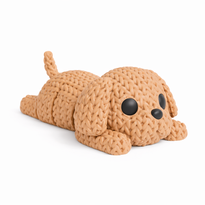 Knitted Articulated Dog 🐶