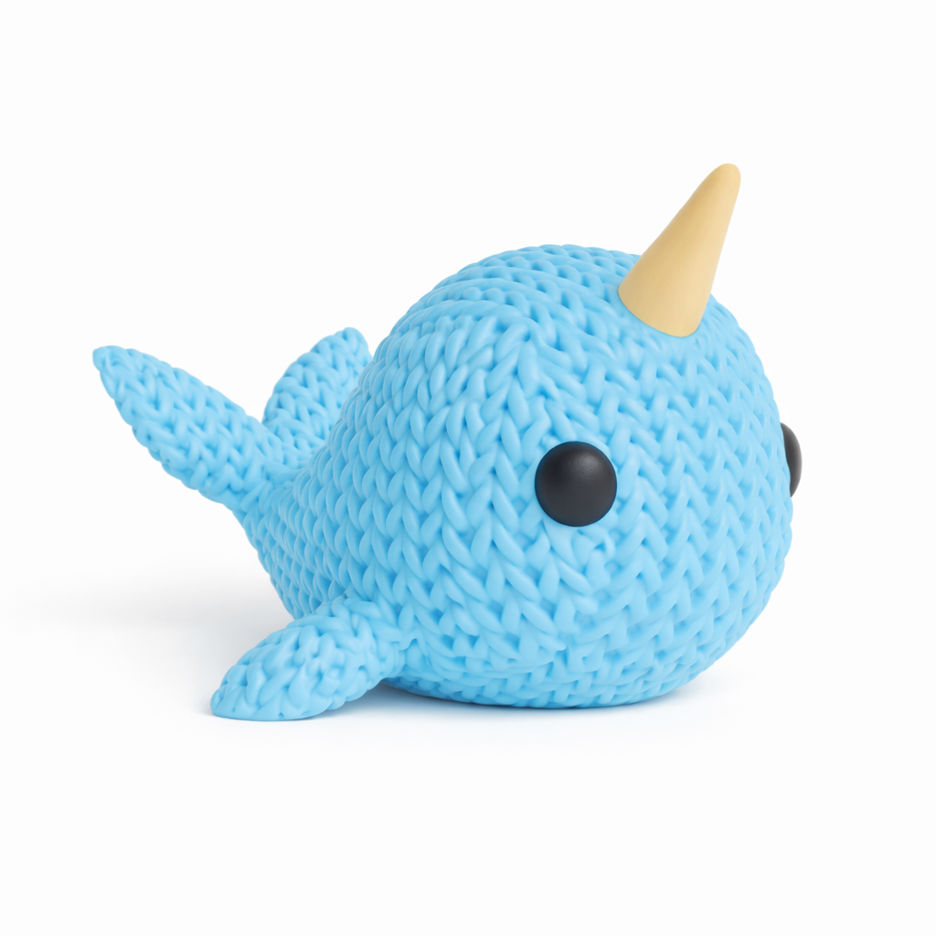 Knitted Narwhal 🐋