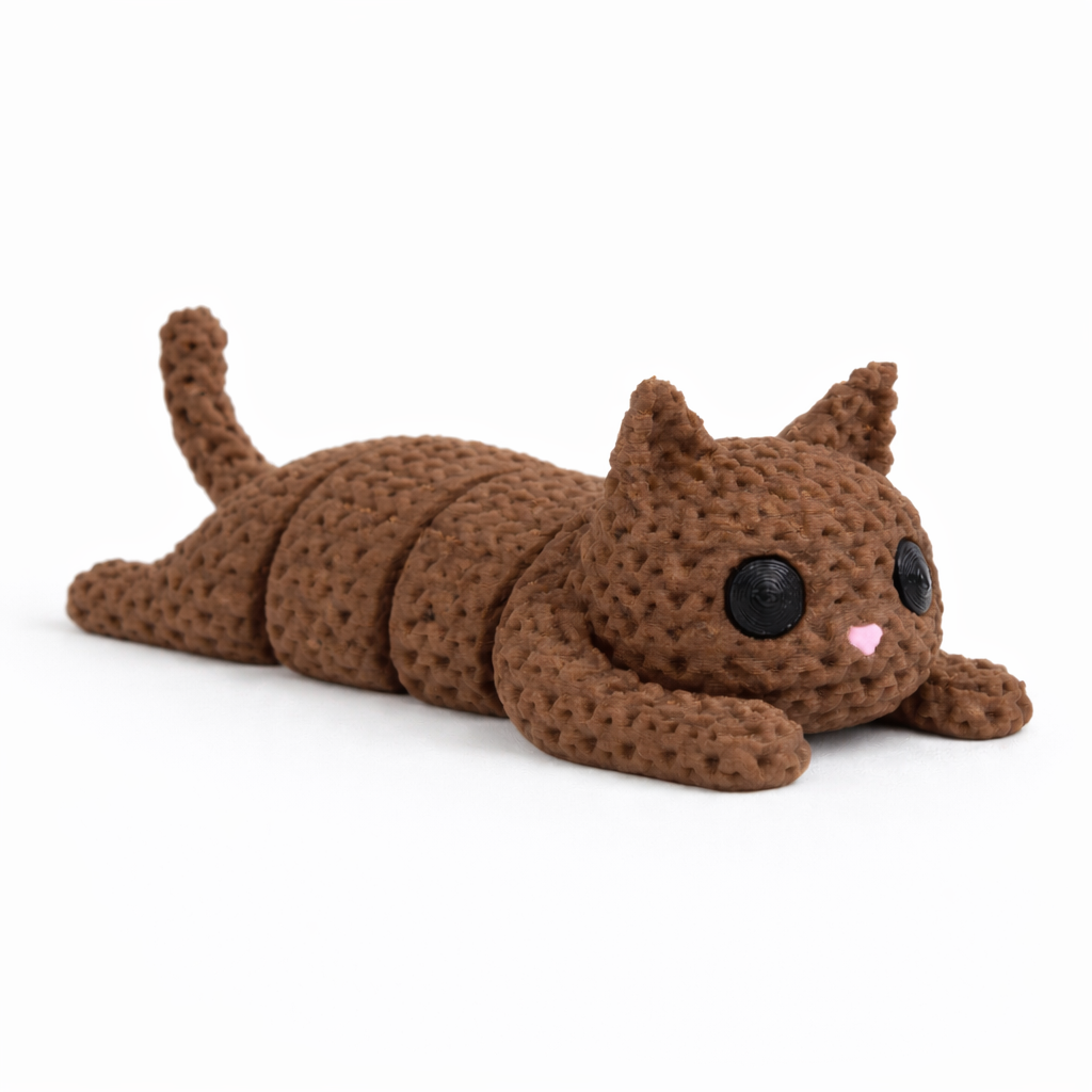 Knitted Articulated Cat 🐱