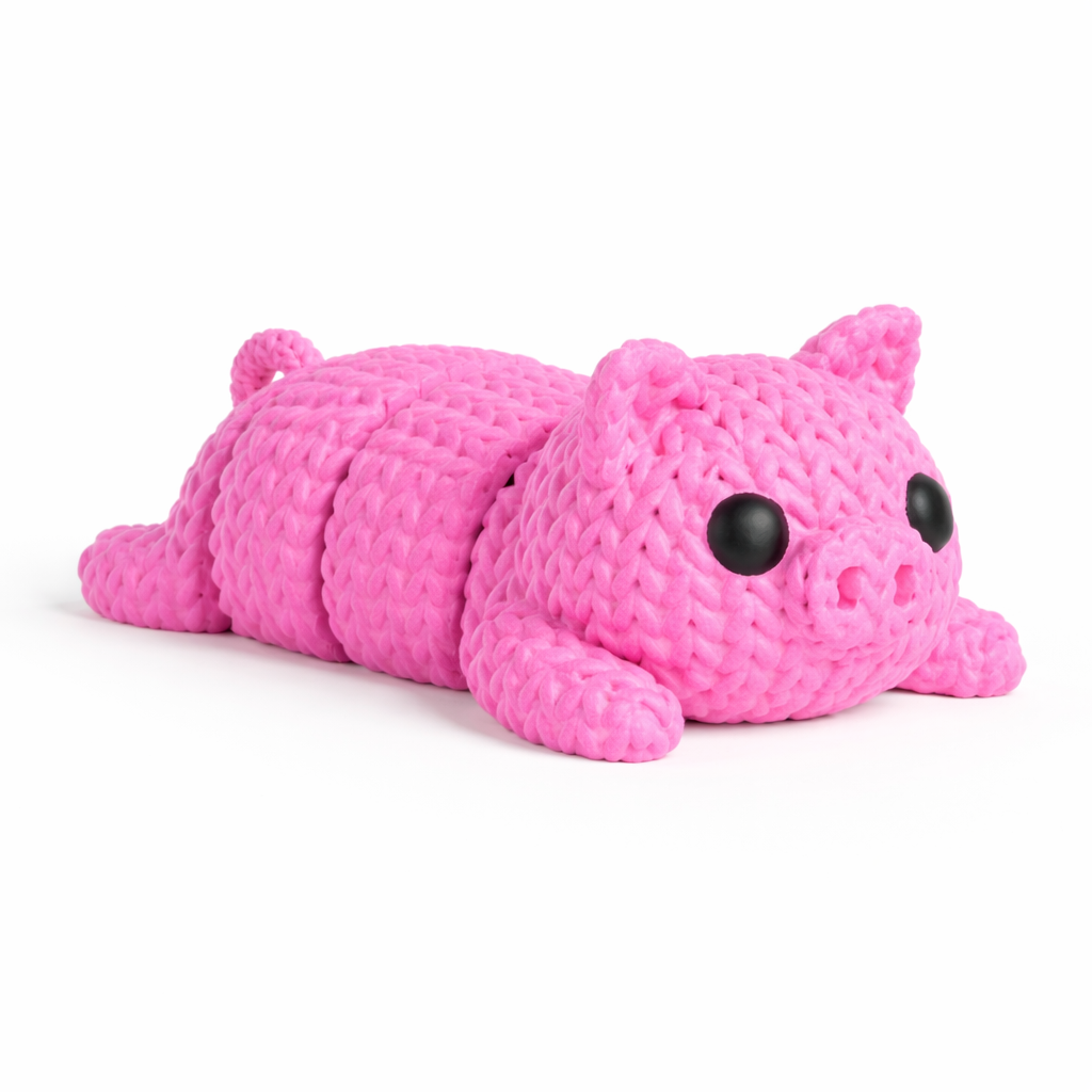 Knitted Articulated Pig 🐷