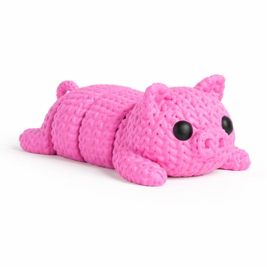 Knitted Articulated Pig 🐷