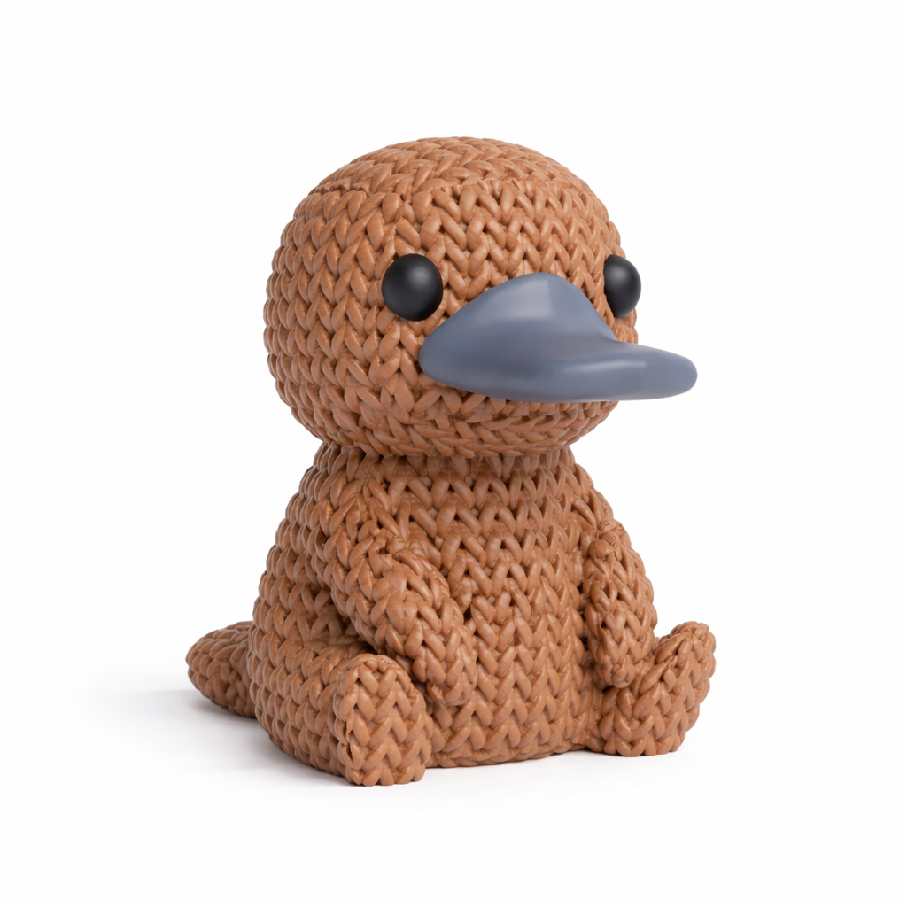 Knitted Platypus