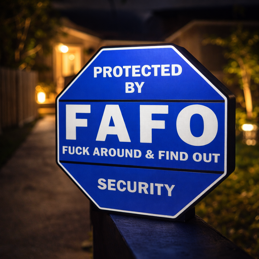 FAFO Lightbox 👮